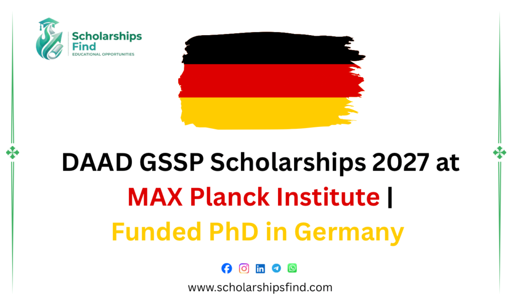 DAAD GSSP Scholarships 2027
