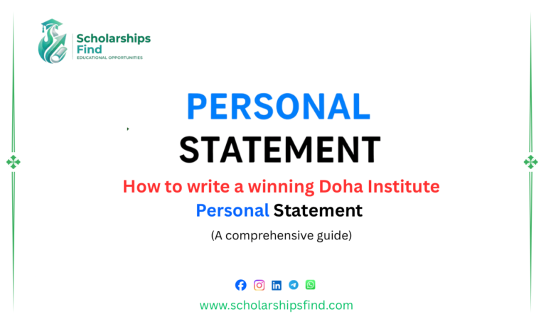 Master the Essay: How to Write a Winning Doha Institute Personal Statement