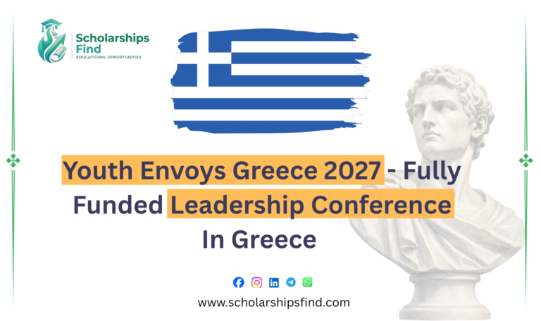 Youth Envoys Greece 2027 fully funded leadership conference in Athens